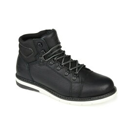 テリトリー メンズ ブーツ シューズ Men's Atlas Cap Toe Ankle Boot Black