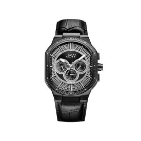 ジェイビーダブリュー メンズ 腕時計 アクセサリー Men's Orion Diamond (1/8 ct.t.w.) Black Ion-Plated Stainless Steel Watch Black