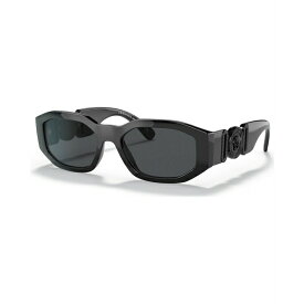 ヴェルサーチ レディース サングラス＆アイウェア アクセサリー Unisex Sunglasses, VE4361 Biggie BLACK/ DARK GREY