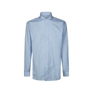 �U�J�X �����Y �V���c �g�b�v�X Stripe-pattern shirt Blue