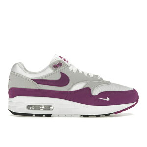 Nike �i�C�L ���f�B�[�X �X�j�[�J�[ �yNike Air Max 1 '87 Bold Berry (Women's)�z �T�C�Y US_5.5(22.5cm) White/Bold Berry/Neutral Grey/Black