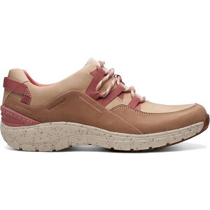 Clarks �N���[�N�X ���f�B�[�X �X�j�[�J�[ �yClarks Wave Range AP Praline Combi Leather (Women's)�z �T�C�Y US_5(22.0cm) Praline/Combi
