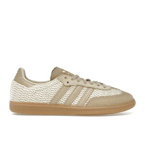 adidas �A�f�B�_�X ���f�B�[�X �X�j�[�J�[ �yadidas Samba OG Crochet Pack Sand Strata (Women's)�z �T�C�Y US_W_14 Sand Strata/Magic Beige/Gum
