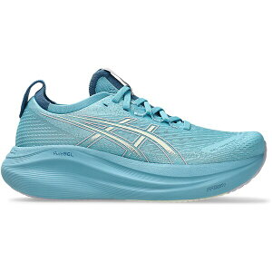 ASICS �A�V�b�N�X ���f�B�[�X �X�j�[�J�[ �yASICS Gel-Nimbus 27 Stillwater Cream (Women's)�z �T�C�Y US_5(22.0cm) Stillwater/Cream