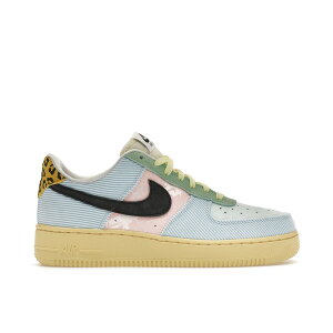 Nike �i�C�L ���f�B�[�X �X�j�[�J�[ �yNike Air Force 1 Low '07 Spring Mix (Women's)�z �T�C�Y US_W_12 Celestine Blue/Off Noir/Teal Tint/Lemon Wash