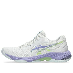 ASICS �A�V�b�N�X ���f�B�[�X �X�j�[�J�[ �y(WMNS) ASICS Netburner Ballistic FF 3 'White Vapor' 1052A069-109�z �T�C�Y US_W_12.5