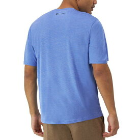 チャンピオン メンズ Tシャツ トップス Men's Standard-Fit Stripe Performance T-Shirt Plaster Blue