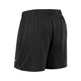 ナイキ レディース カジュアルパンツ ボトムス Women's Black Los Angeles Dodgers Authentic Collection Knit Shorts Black