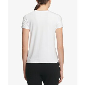 ダナ キャラン ニューヨーク レディース Tシャツ トップス Women's Logo T-Shirt White