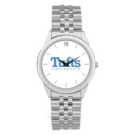 ジャーディン メンズ 腕時計 アクセサリー Tufts University Jumbos Unisex Team Logo Rolled Link Bracelet Wristwatch -