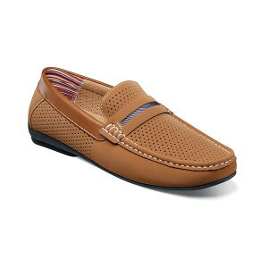 XeCV[A_X Y Xb|E[t@[ V[Y Men's Corby Moccasin Toe Saddle Slip-on Loafer Tan
