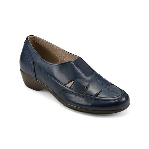 C[W[Xsbg fB[X T_ V[Y Women's Daisie Closed Toe Casual Slip-On Shoes Dark Blue Leather