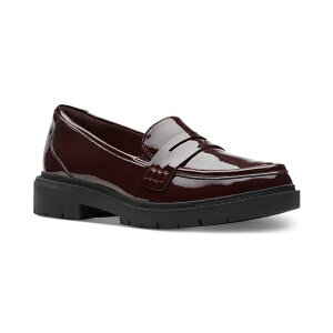 N[NX fB[X Xb|E[t@[ V[Y Women's Westlynn Ayla Round-Toe Penny Loafers Burgundy Patent