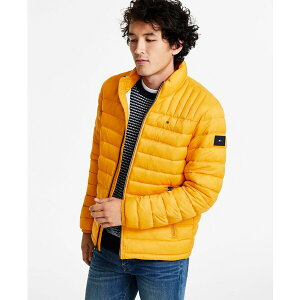 g~[ qtBK[ Y WPbgu] AE^[ Men's Packable Quilted Puffer Jacket Yellow Gold