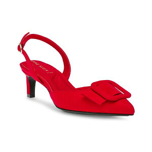 ANC fB[X T_ V[Y Women's Iva Pointed Toe Slingback Pumps Red