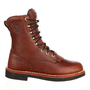 W[Wu[c Y u[c V[Y Men's Farm and Ranch Lacer Work Boot Barracuda walnut