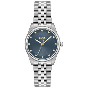 q[S{X fB[X rv ANZT[ Women's Graceful Precious Quartz Basic Stainless Steel Watch, 32mm Silver-tone