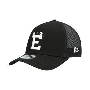 j[G Y Xq ANZT[ Men's Black Dale Earnhardt Big E Legends 9FORTY A-Frame Trucker Snapback Hat Black