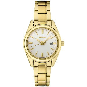 セイコー レディース 腕時計 アクセサリー Women's Essentials Gold-Tone Stainless Steel Bracelet Watch 29.8mm Gold