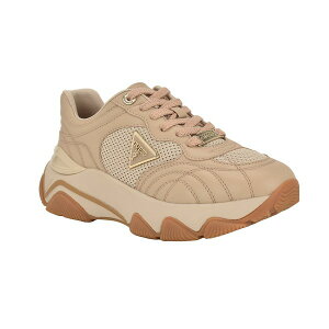 QX fB[X Xj[J[ V[Y Women's Moeann Triangle G Logo Chunky Lace-Up Sneakers Light Natural