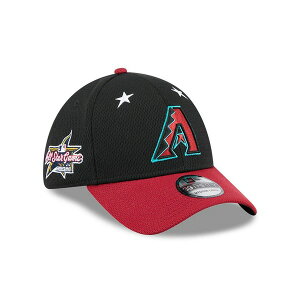 ニューエラ メンズ 帽子 アクセサリー Men's Black/Red Arizona Diamondbacks 2025 MLB All-Star Game 39THIRTY Flex Hat Black, Red
