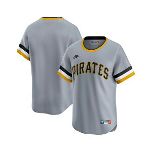 �i�C�L �����Y �V���c �g�b�v�X Men's Gray Pittsburgh Pirates Cooperstown Collection Limited Jersey Gray