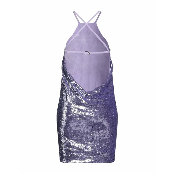 公式ショップ】ジ アティコ レディース ワンピース トップス Light Short dresses purple スーツ・セットアップ 