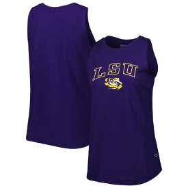 チャンピオン レディース Tシャツ トップス LSU Tigers Champion Women's Arch Logo Tank Top Purple