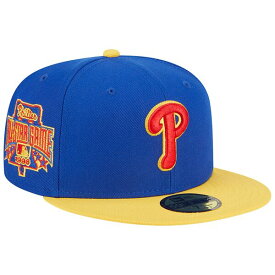 ニューエラ メンズ 帽子 アクセサリー Philadelphia Phillies New Era Empire 59FIFTY Fitted Hat Royal/Yellow