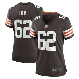 【送料無料】 ナイキ レディース ユニフォーム トップス Siaki Ika Cleveland Browns Nike Women's Team Game Jersey Brown