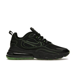 Nike �i�C�L �����Y �X�j�[�J�[ �yNike Air Max 270 React Black Electric Green�z �T�C�Y US_6.5(24.5cm) Black/Black-Electric Green