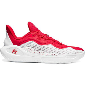 Under Armour �A���_�[�A�[�}�[ �����Y �X�j�[�J�[ �yUnder Armour Curry 11 TB Red White�z �T�C�Y US_M_14 White/Red