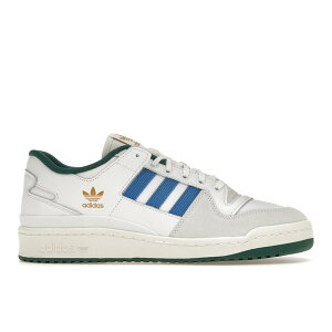 adidas �A�f�B�_�X �����Y �X�j�[�J�[ �yadidas Forum 84 Low ADV White Blue Bird�z �T�C�Y US_7(25.0cm) Cloud White/Blue Bird/Collegiate Green