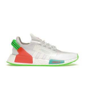 adidas �A�f�B�_�X �����Y �X�j�[�J�[ �yadidas NMD R1 V2 Glow White Sonic Ink�z �T�C�Y US_9.5(27.5cm) Footwear White/Footwear White/Sonic Ink