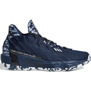 adidas �A�f�B�_�X �����Y �X�j�[�J�[ �yadidas Dame 7 I Am My Own Fan Collegiate Navy�z �T�C�Y US_M_13.5 Collegiate Navy/Silver Metallic/Collegiate Navy