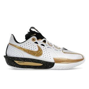 Nike �i�C�L �����Y �X�j�[�J�[ �yNike Air Zoom GT Cut 3 CHBL�z �T�C�Y US_M_13 White/Black/Metallic Gold