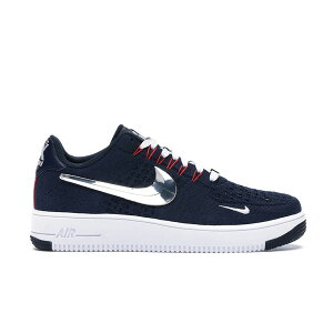 Nike �i�C�L �����Y �X�j�[�J�[ �yNike Air Force 1 Ultra Flyknit Patriots 6X Champs�z �T�C�Y US_9.5(27.5cm) College Navy/University Red-White-Chrome