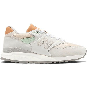 New Balance �j���[�o�����X �����Y �X�j�[�J�[ �yNew Balance 998 White Tan�z �T�C�Y US_9.5(27.5cm) White/Tan