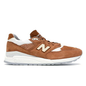 New Balance �j���[�o�����X �����Y �X�j�[�J�[ �yNew Balance 998 Curry�z �T�C�Y US_10(28.0cm) Brown/White