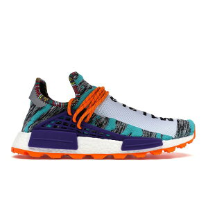 adidas �A�f�B�_�X �����Y �X�j�[�J�[ �yadidas NMD Hu Pharrell Solar Pack Orange�z �T�C�Y US_M_4 White/Black/Orange