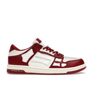 AMIRI �A�~�� �����Y �X�j�[�J�[ �yAMIRI Skel Top Low Red White�z �T�C�Y US_8(26.0cm) Red/White