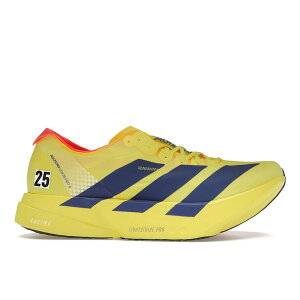 adidas �A�f�B�_�X �����Y �X�j�[�J�[ �yadidas Adizero Adios Pro 4 Yellow Navy�z �T�C�Y US_6(24.0cm) Yellow/Navy