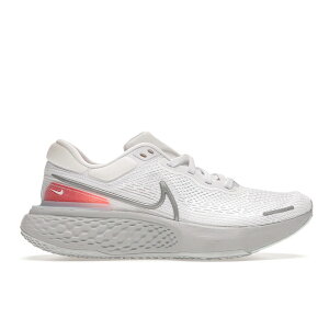 Nike �i�C�L �����Y �X�j�[�J�[ �yNike ZoomX Invincible Run Flyknit White Pure Platinum Chile Red�z �T�C�Y US_9.5(27.5cm) White/Pure Platinum-Chile Red-Metallic Silver