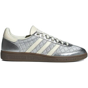 adidas �A�f�B�_�X �����Y �X�j�[�J�[ �yadidas Handball Spezial Quilted Silver Metallic Cream White Gum�z �T�C�Y US_9.5(27.5cm) Silver Metallic/Cream White/Gum