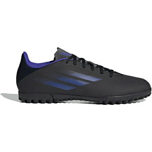 adidas �A�f�B�_�X �����Y �X�j�[�J�[ �yadidas X Speedflow.4 Turf Core Black Sonic Ink�z �T�C�Y US_7(25.0cm) Core Black/Sonic Ink/Solar Yellow