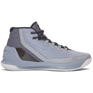 Under Armour �A���_�[�A�[�}�[ �����Y �X�j�[�J�[ �yUA Curry 3 Grey Matter�z �T�C�Y US_8(26.0cm) Steel Grey/Aluminum/Black