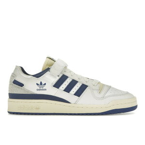 adidas �A�f�B�_�X �����Y �X�j�[�J�[ �yadidas Forum 84 Low White Victory Blue Easy Yellow�z �T�C�Y US_M_4.5 Cloud White/Victory Blue/Easy Yellow