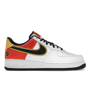 Nike �i�C�L �����Y �X�j�[�J�[ �yNike Air Force 1 Low Raygun�z �T�C�Y US_M_17 White/Black-Orange Flash-Amarillo