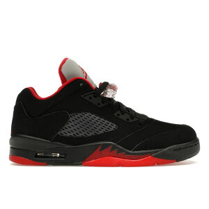 Jordan �W���[�_�� �����Y �X�j�[�J�[ �yJordan 5 Retro Low Alternate 90�z �T�C�Y US_M_13 Black/Gym Red-Metallic Hematite