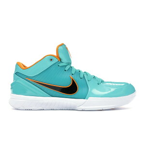 Nike �i�C�L �����Y �X�j�[�J�[ �yNike Kobe 4 Protro Undefeated San Antonio Spurs�z �T�C�Y US_8(26.0cm) Hyper Teal/Mango-White